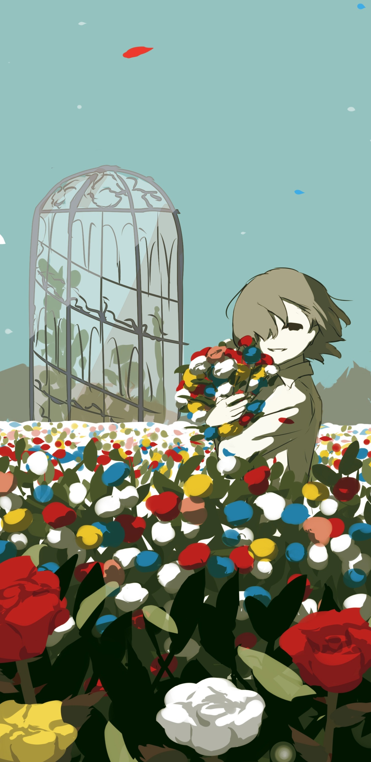 Enjoying A Large Field Of Flowers by avogado6