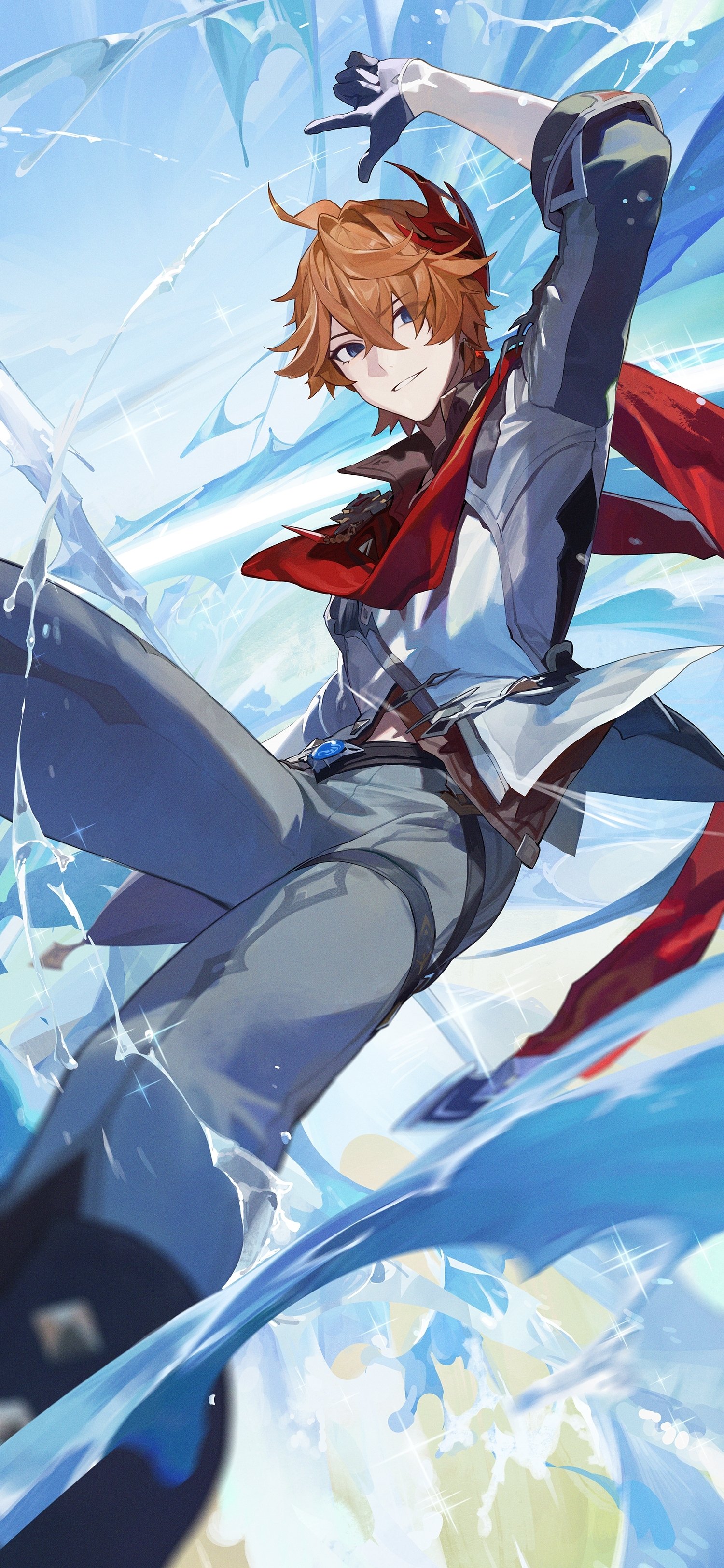 Download Tartaglia Childe (Genshin Impact) Video Game Genshin Impact Phone Wallpaper