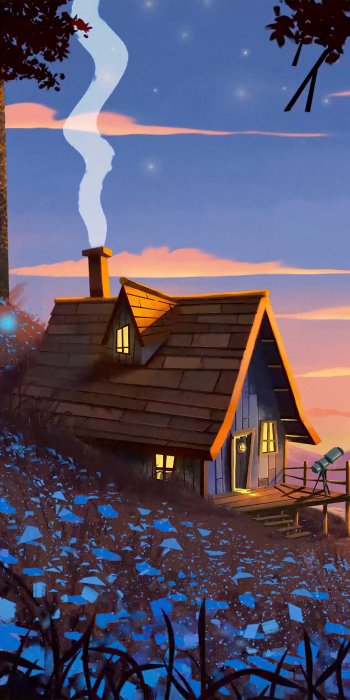 artistic house Phone Wallpaper