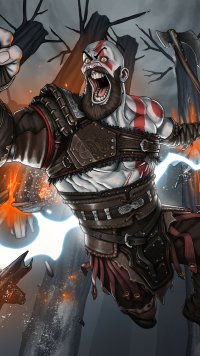 266 Kratos (God Of War) Phone Wallpapers - Mobile Abyss