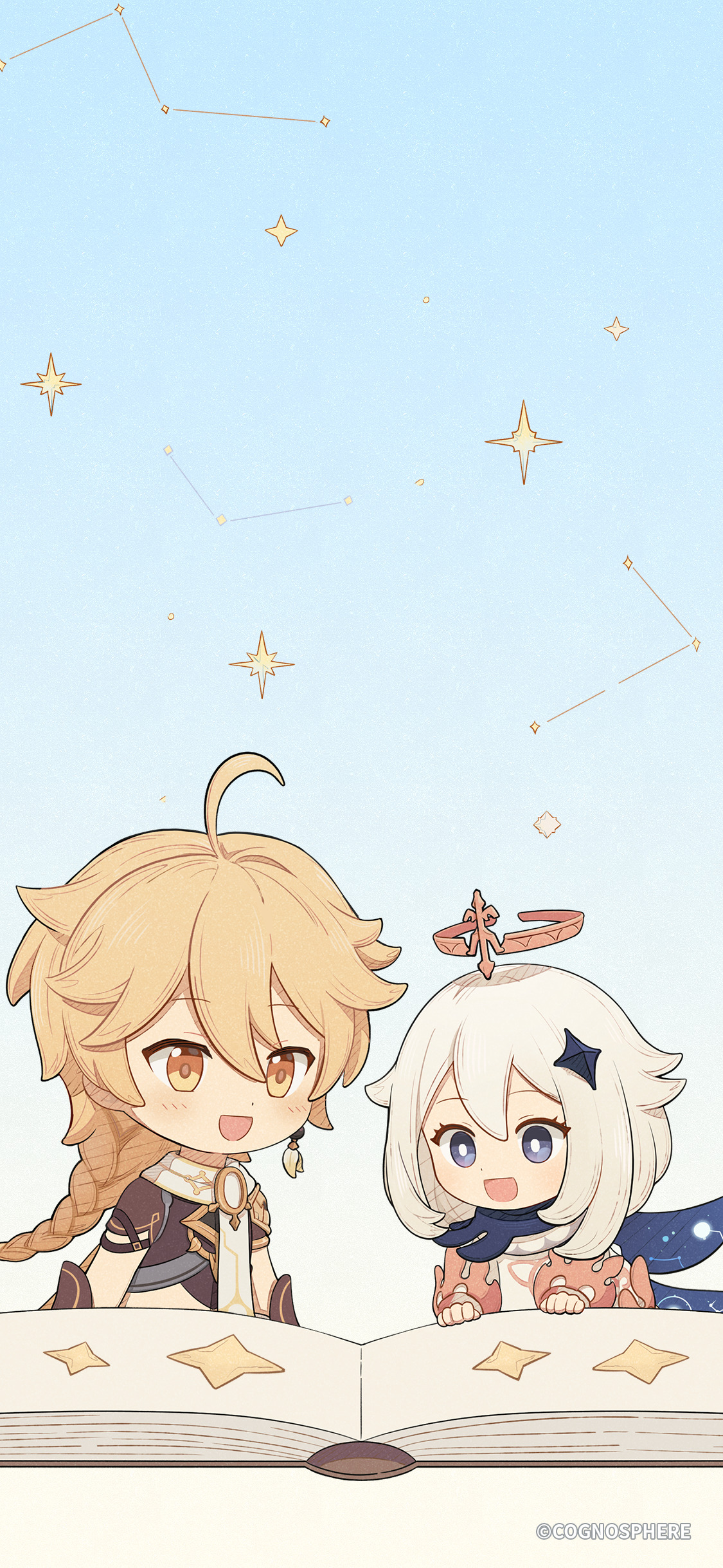 Download Paimon (Genshin Impact) Aether (Genshin Impact) Video Game Genshin Impact Phone Wallpaper