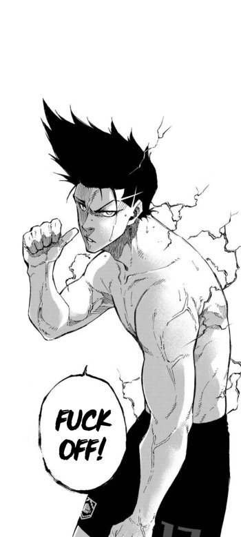 Anime-style illustration of Shouei Barou from Blue Lock manga, depicted with intense expression and dynamic energy lines, designed as a phone wallpaper for iPhone and Android.