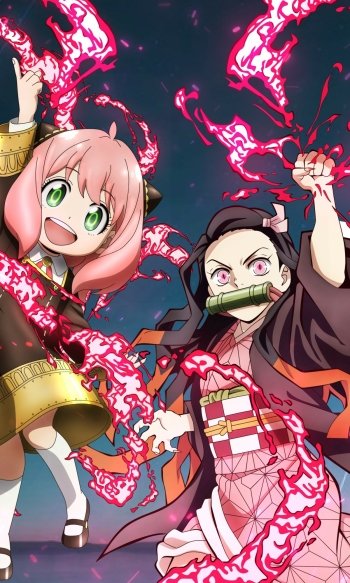  Anya Forger &amp; Nezuko Kamado by DT501061 余佳軒