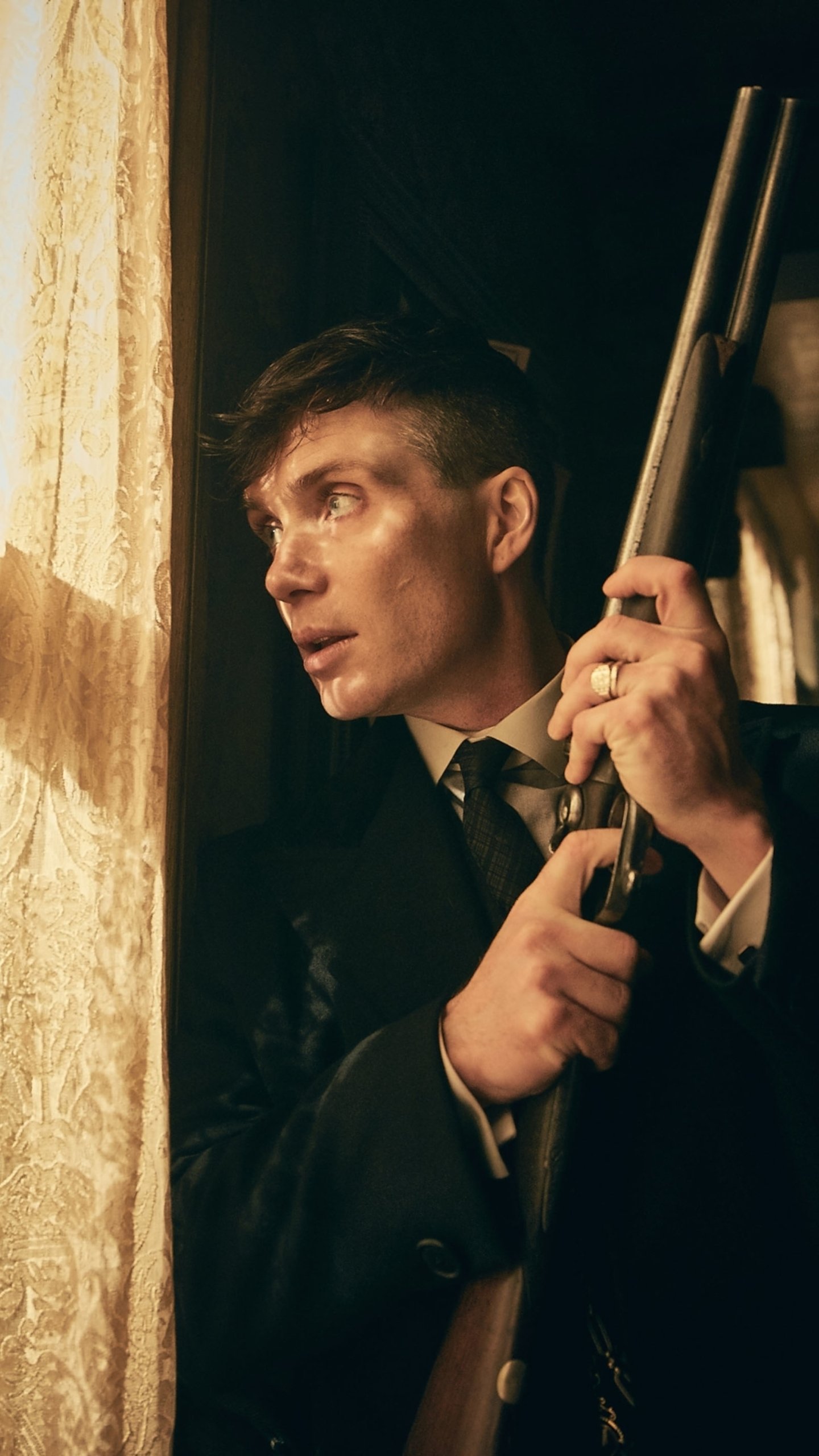 Download Cillian Murphy Thomas Shelby TV Show Peaky Blinders Phone Wallpaper