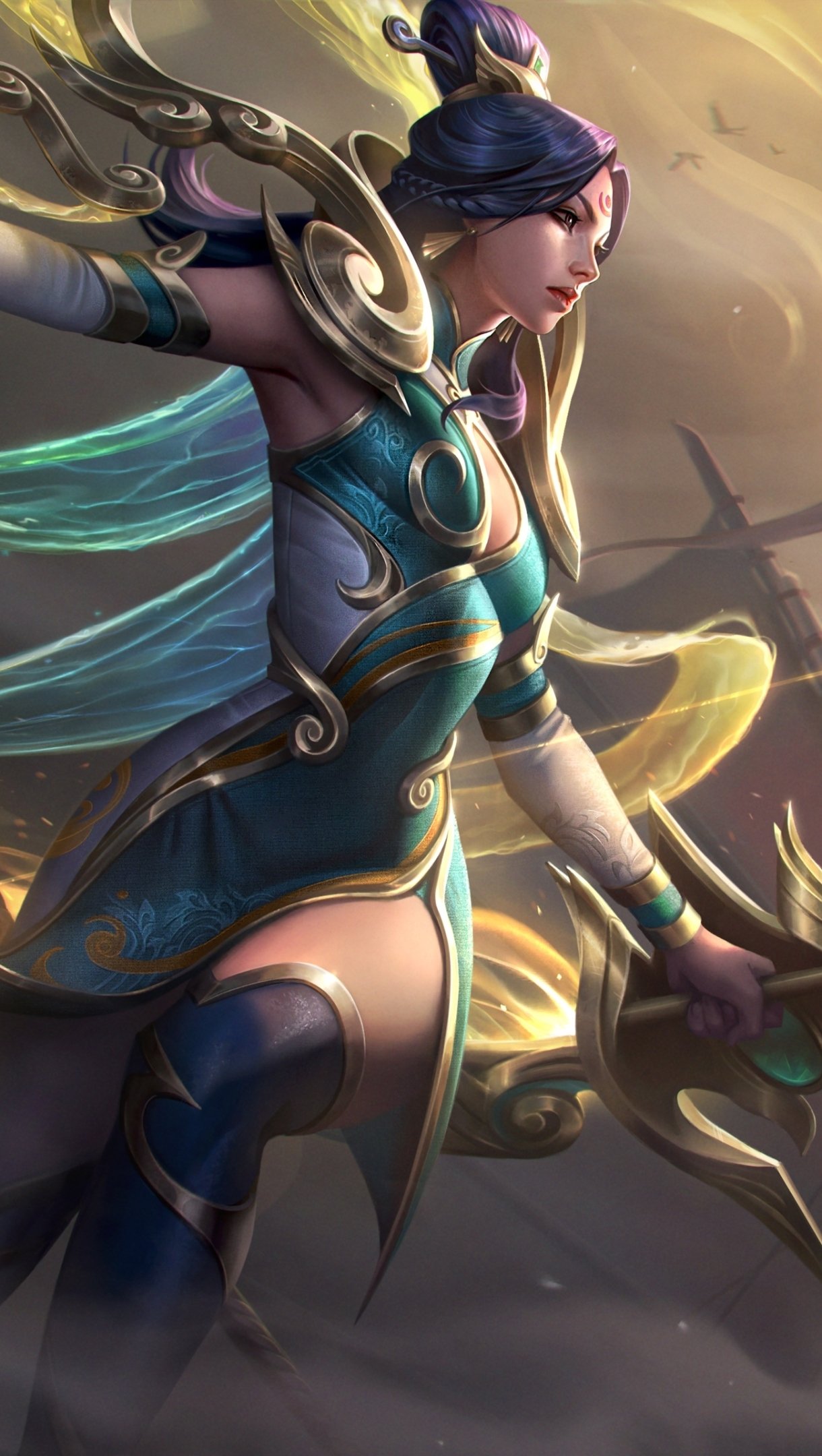 Download Ashe (League Of Legends) Video Game League Of Legends Phone Wallpaper