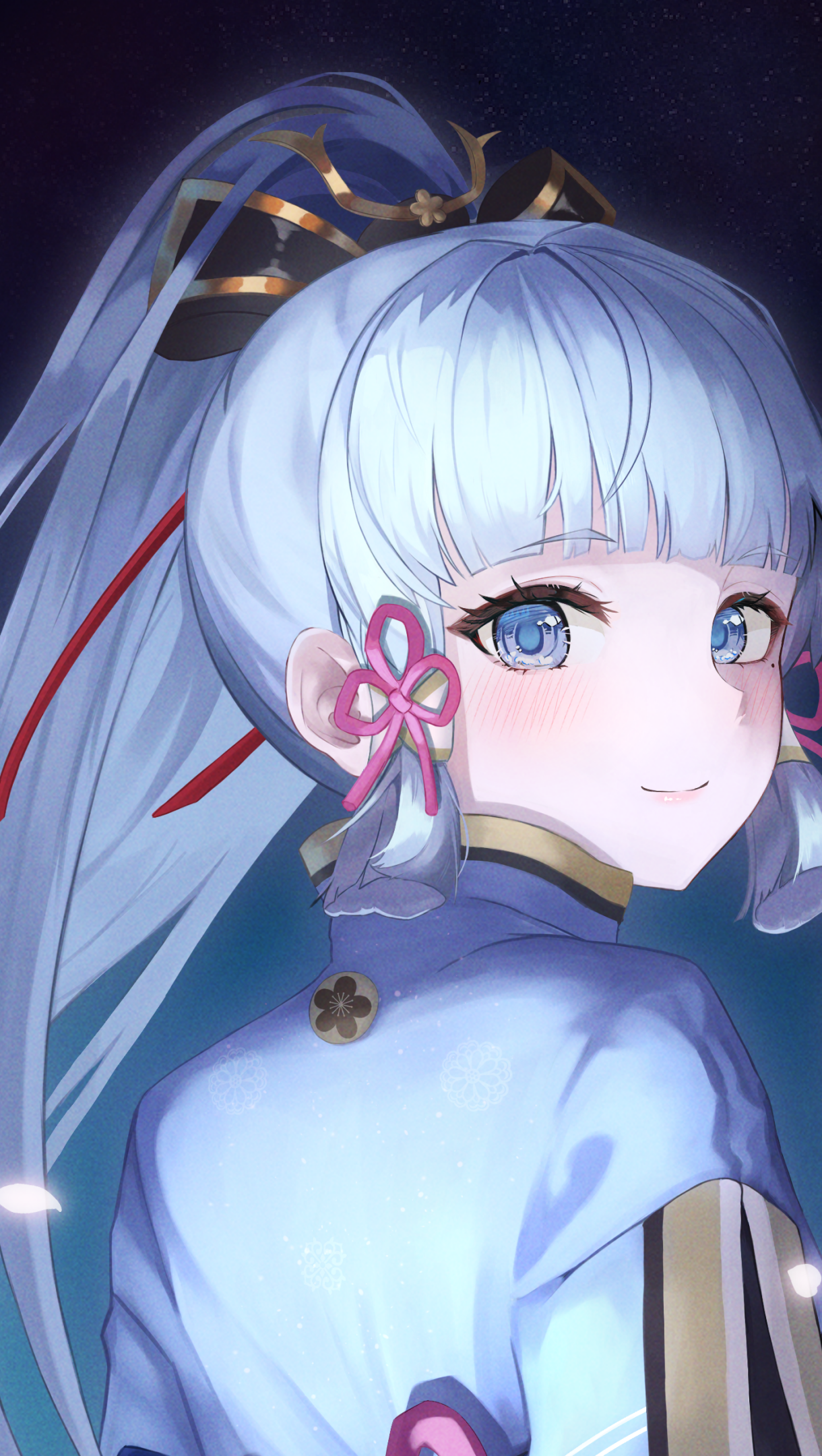 Download Kamisato Ayaka (Genshin Impact) Video Game Genshin Impact Phone Wallpaper