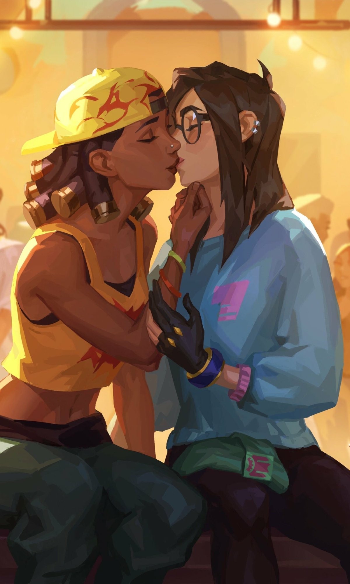 Download Killjoy (Valorant) Raze (Valorant) Video Game Valorant Phone Wallpaper