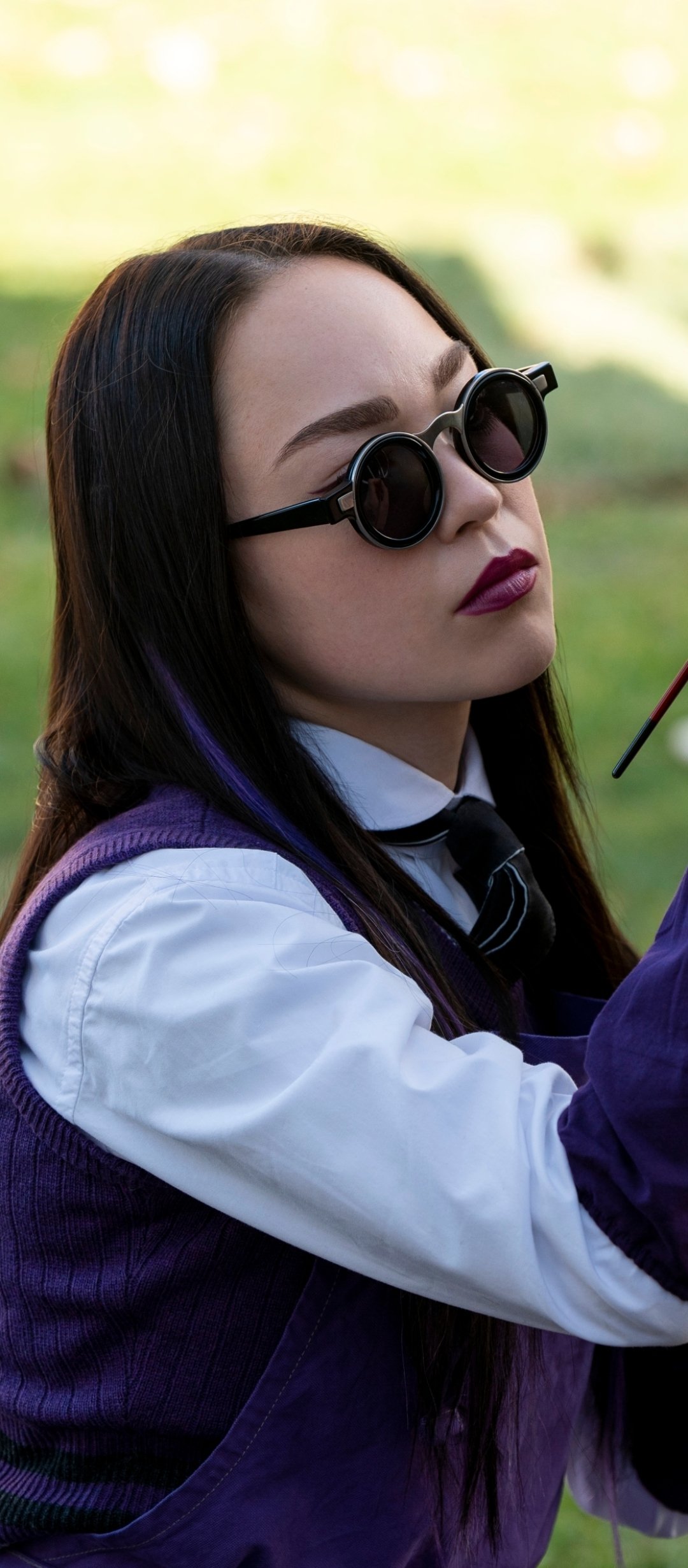 Download TV Show Wednesday Phone Wallpaper