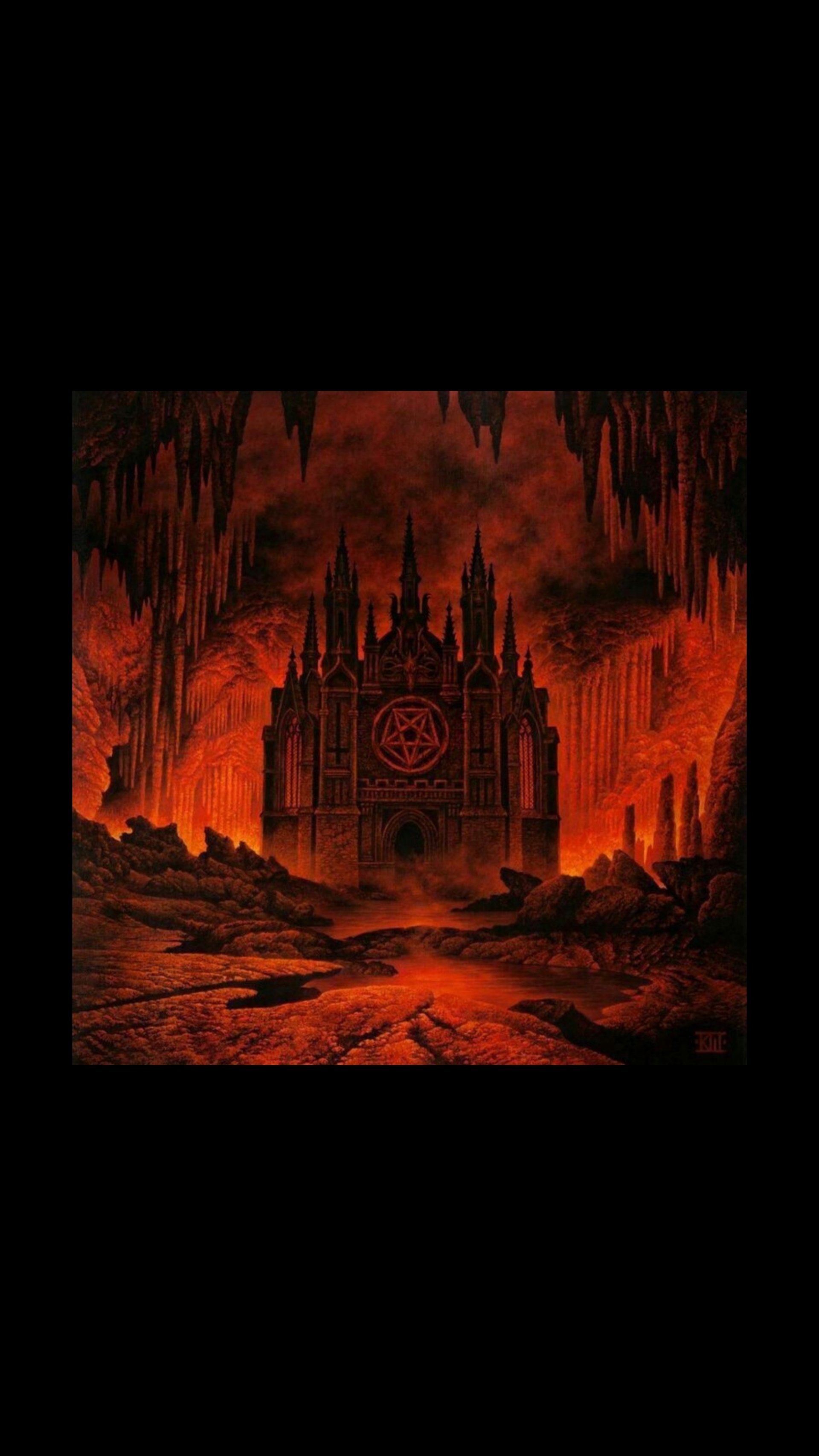 Download Satan Church Phone Wallpaper