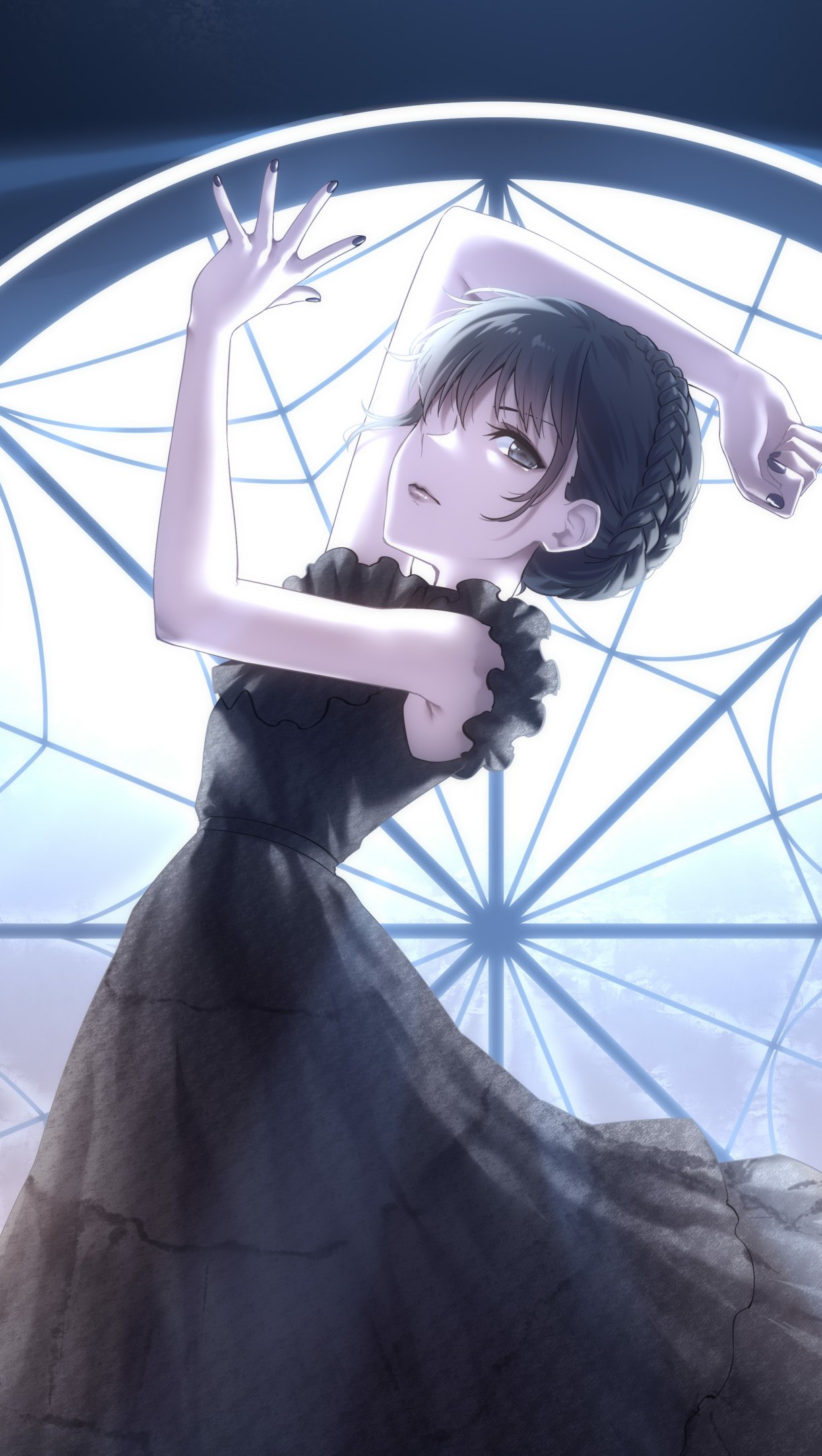 Download Wednesday Addams TV Show Wednesday Phone Wallpaper