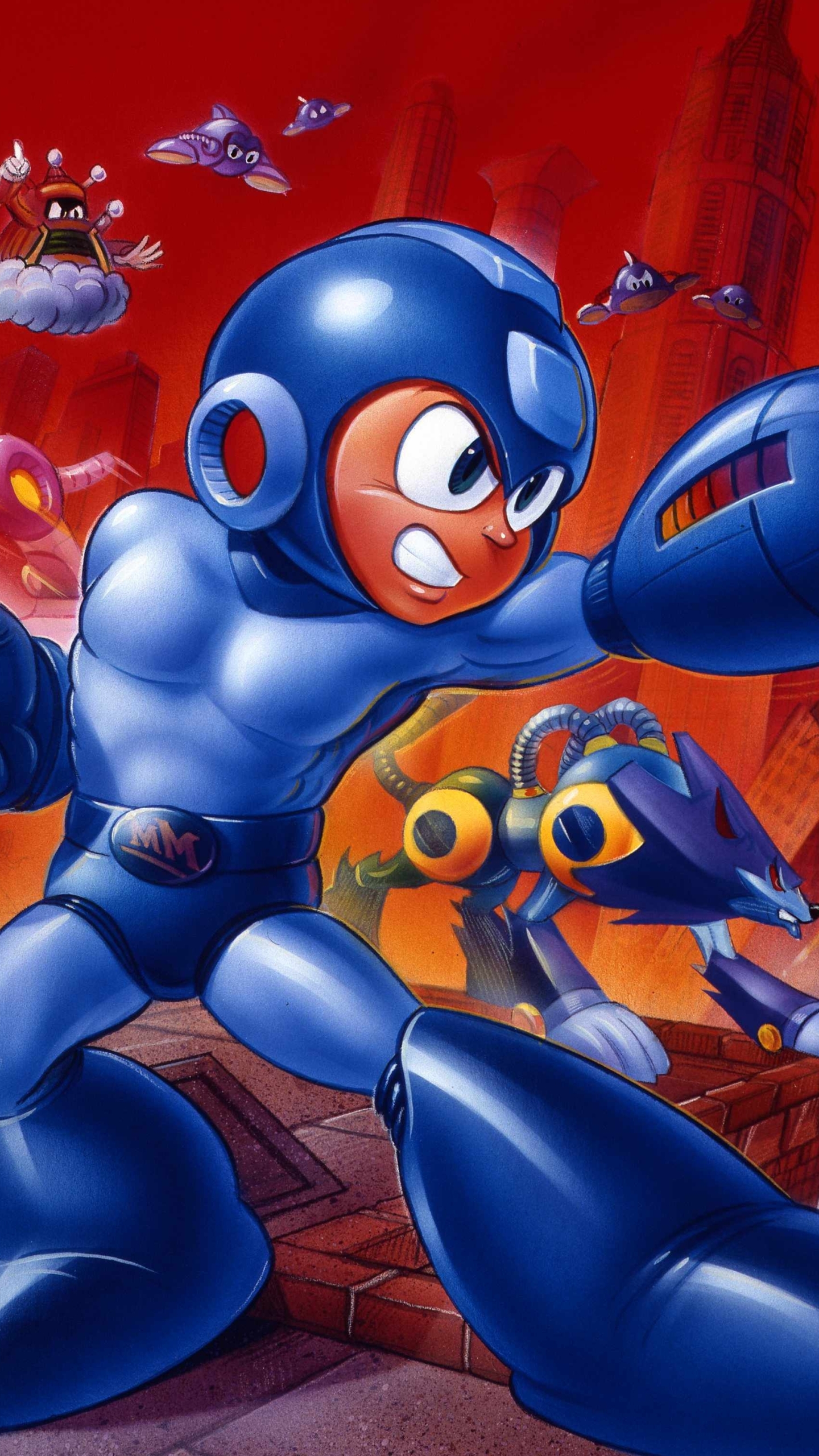 Mega Man 7 Phone Wallpaper