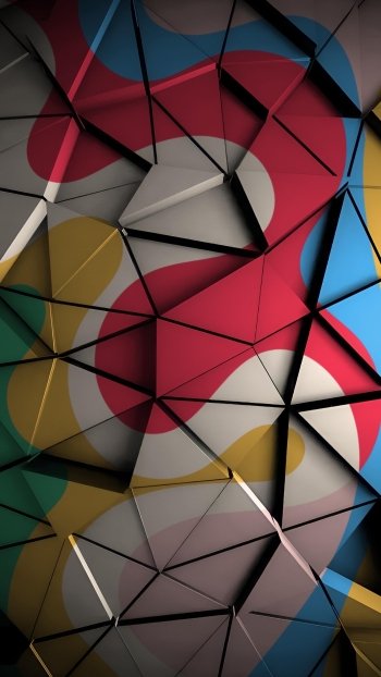 Abstract geometry Phone Wallpaper