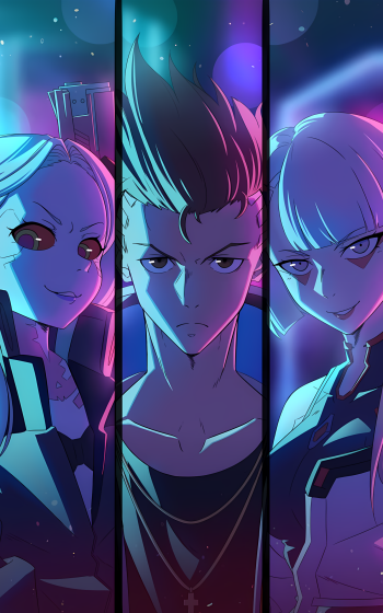 Anime Cyberpunk: Edgerunners Phone Wallpaper