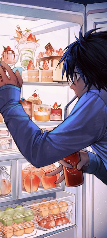 L (Death Note) Anime Death Note Phone Wallpaper