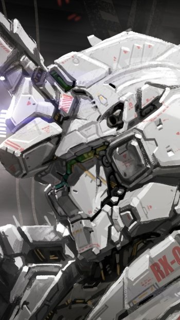 Anime Mobile Suit Gundam Unicorn Phone Wallpaper