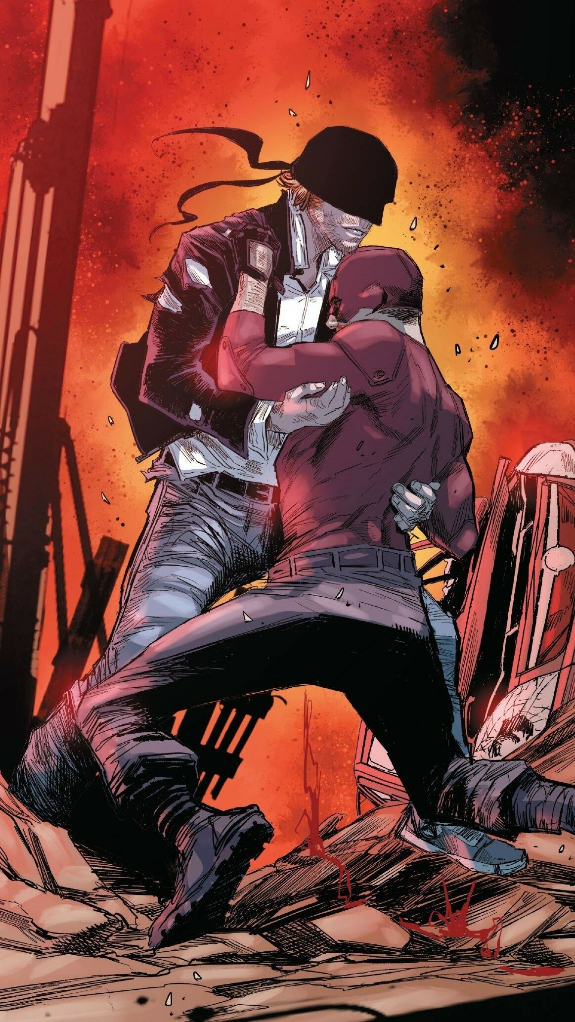 Download Matt Murdock Comic Daredevil Phone Wallpaper