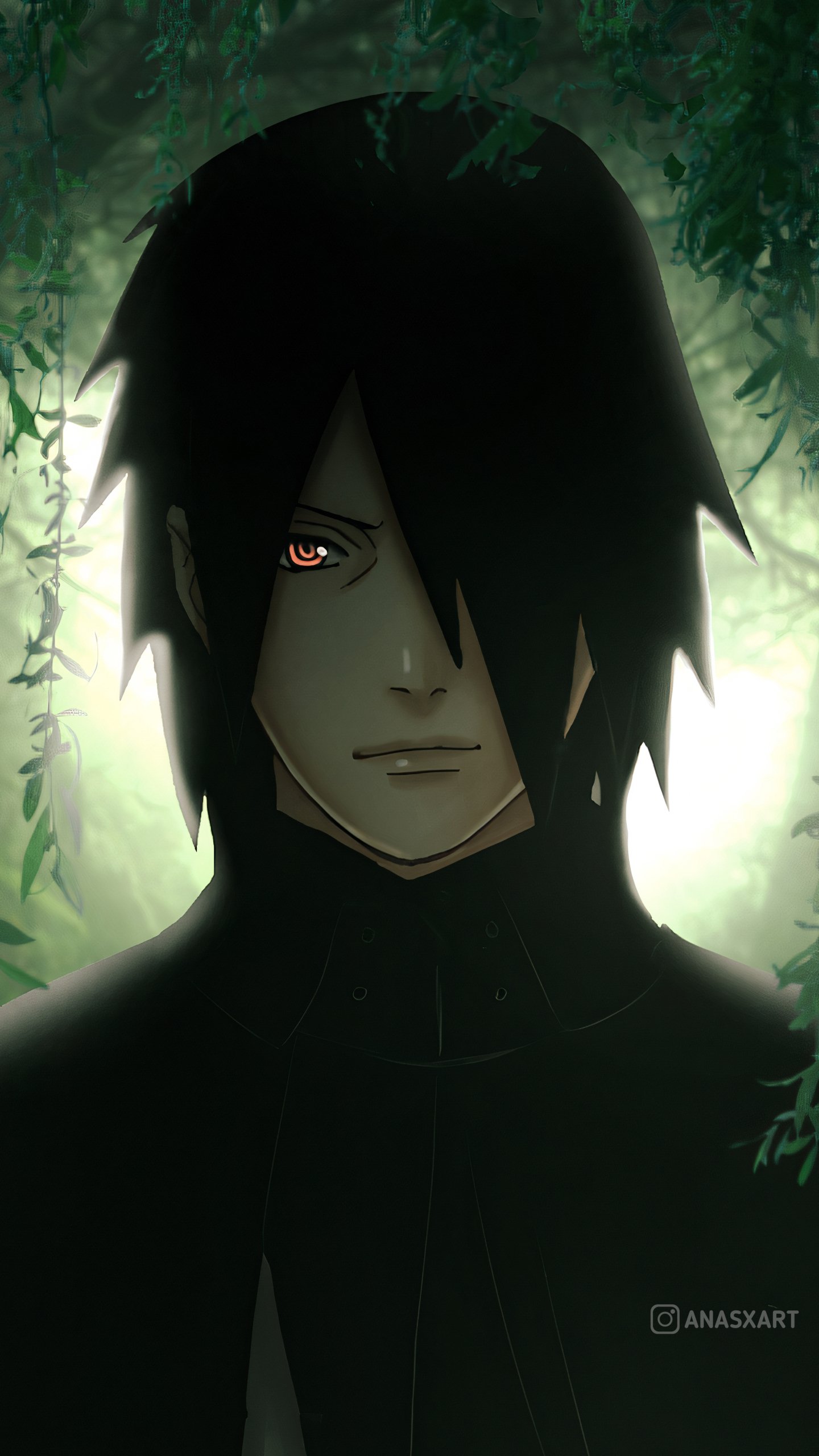 Download Sasuke Uchiha Anime Naruto Phone Wallpaper