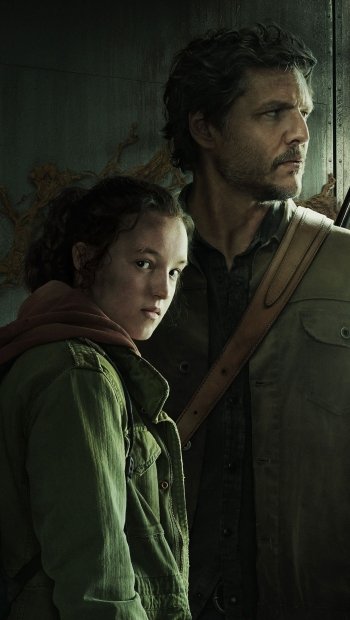 Pedro Pascal Bella Ramsey Joel (The Last of Us) Ellie (The Last of Us) TV Show The Last Of Us Phone Wallpaper