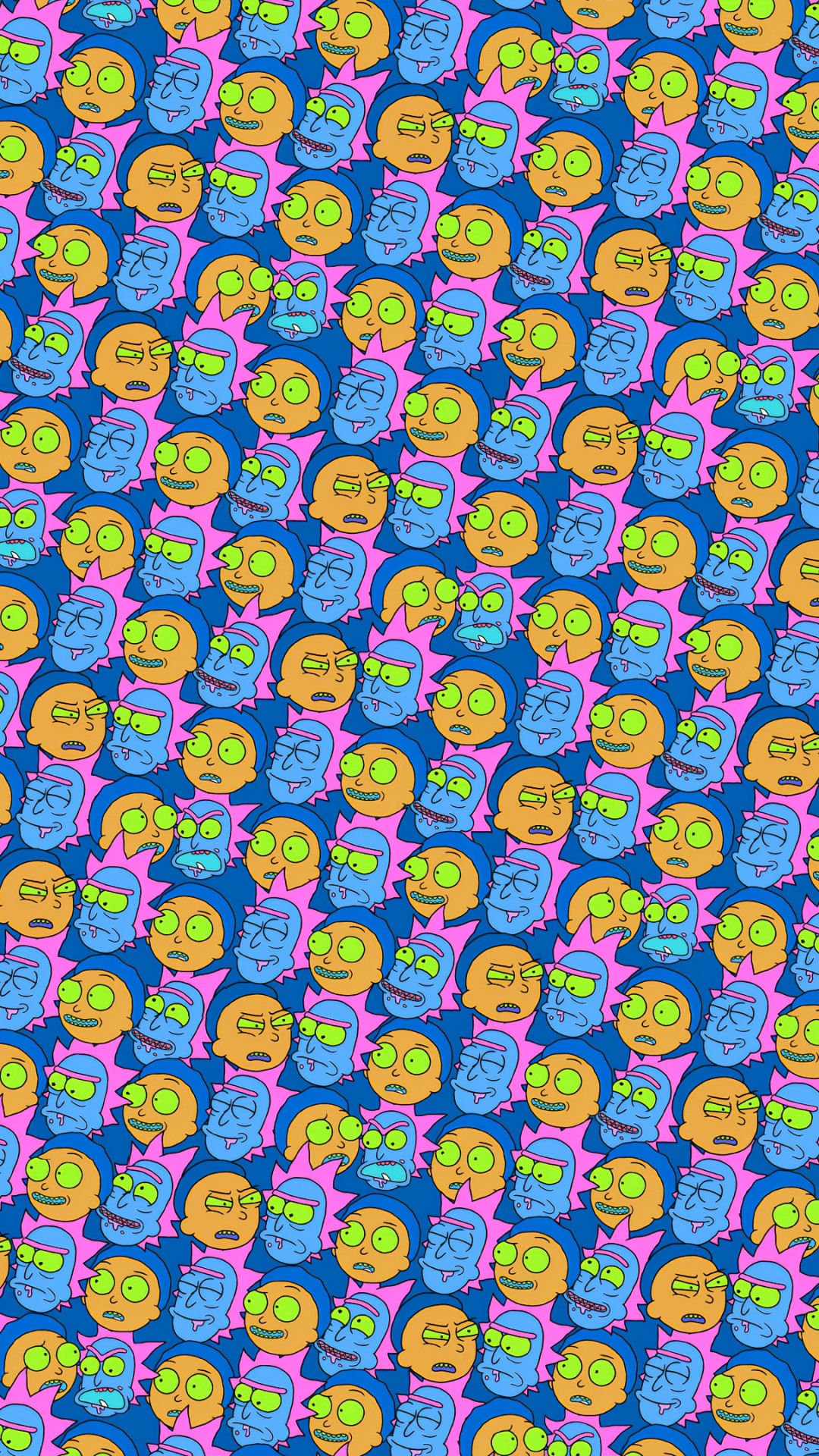 Rick and Morty Tiling Faces