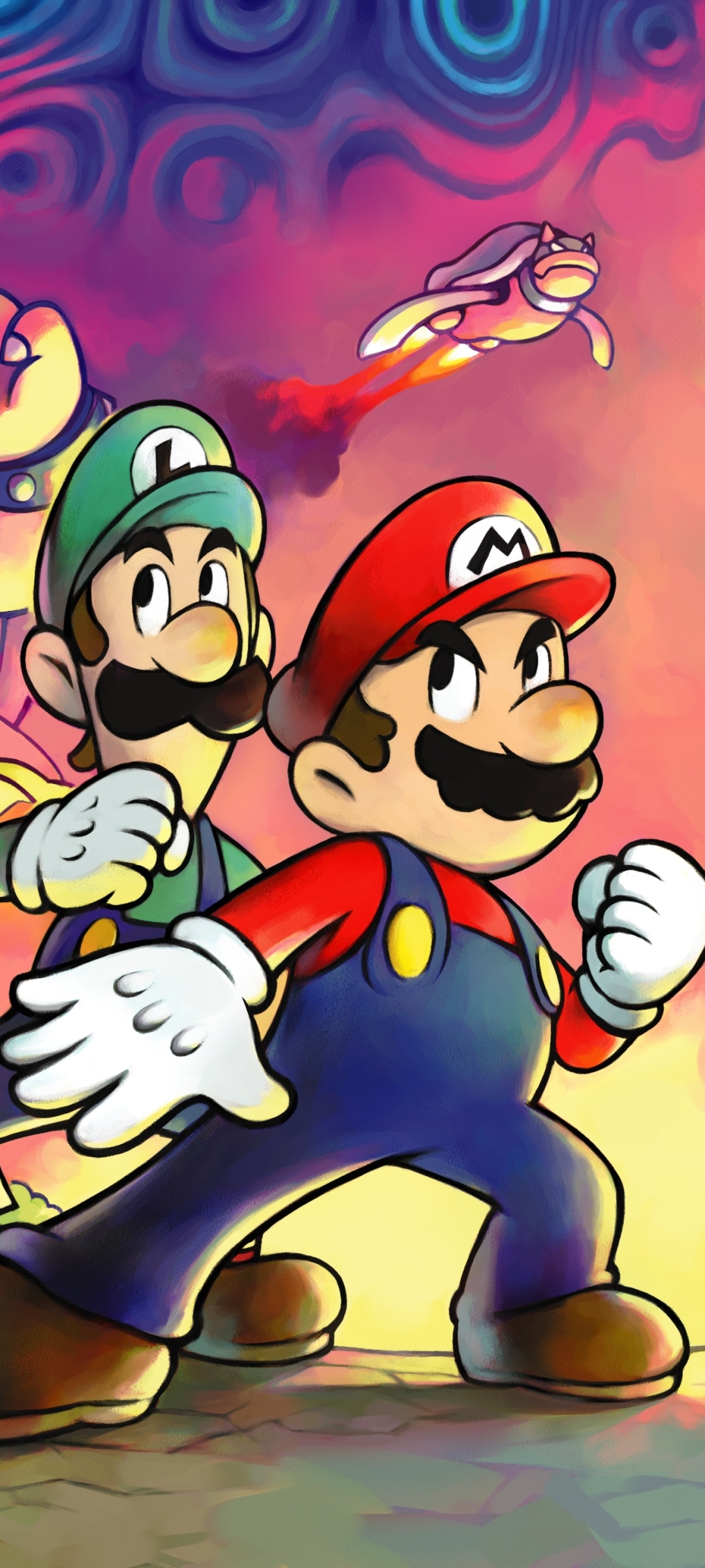 Mario & Luigi: Superstar Saga Phone Wallpaper
