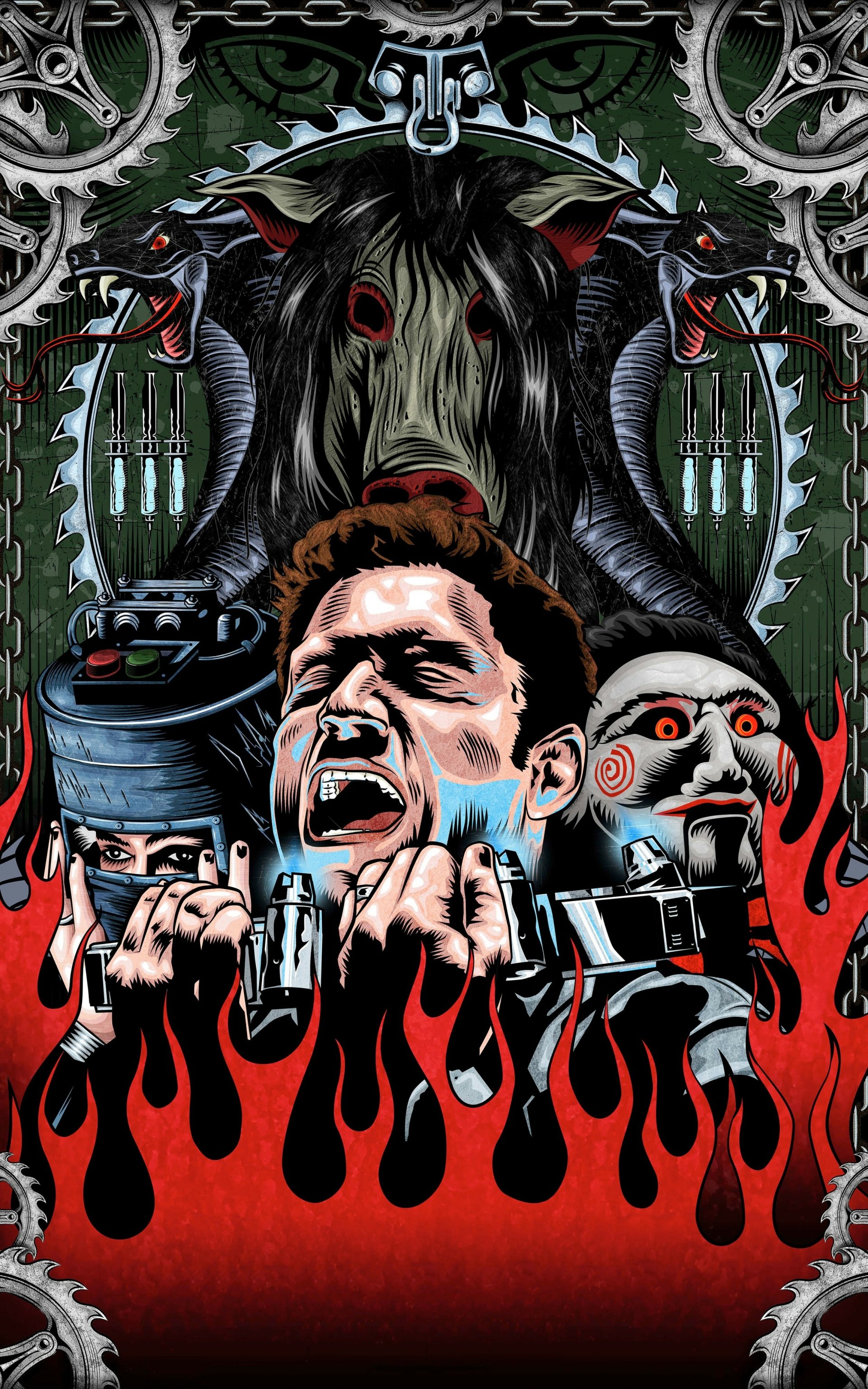 Download Billy (Saw) Saw Movie Jigsaw Phone Wallpaper