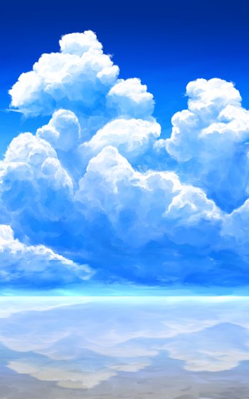 Anime sky Sky Anime Phone Wallpaper