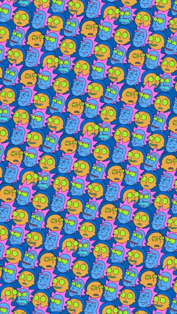  Rick and Morty Tiling Faces