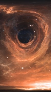 100+ Black Hole Phone Wallpapers - Mobile Abyss