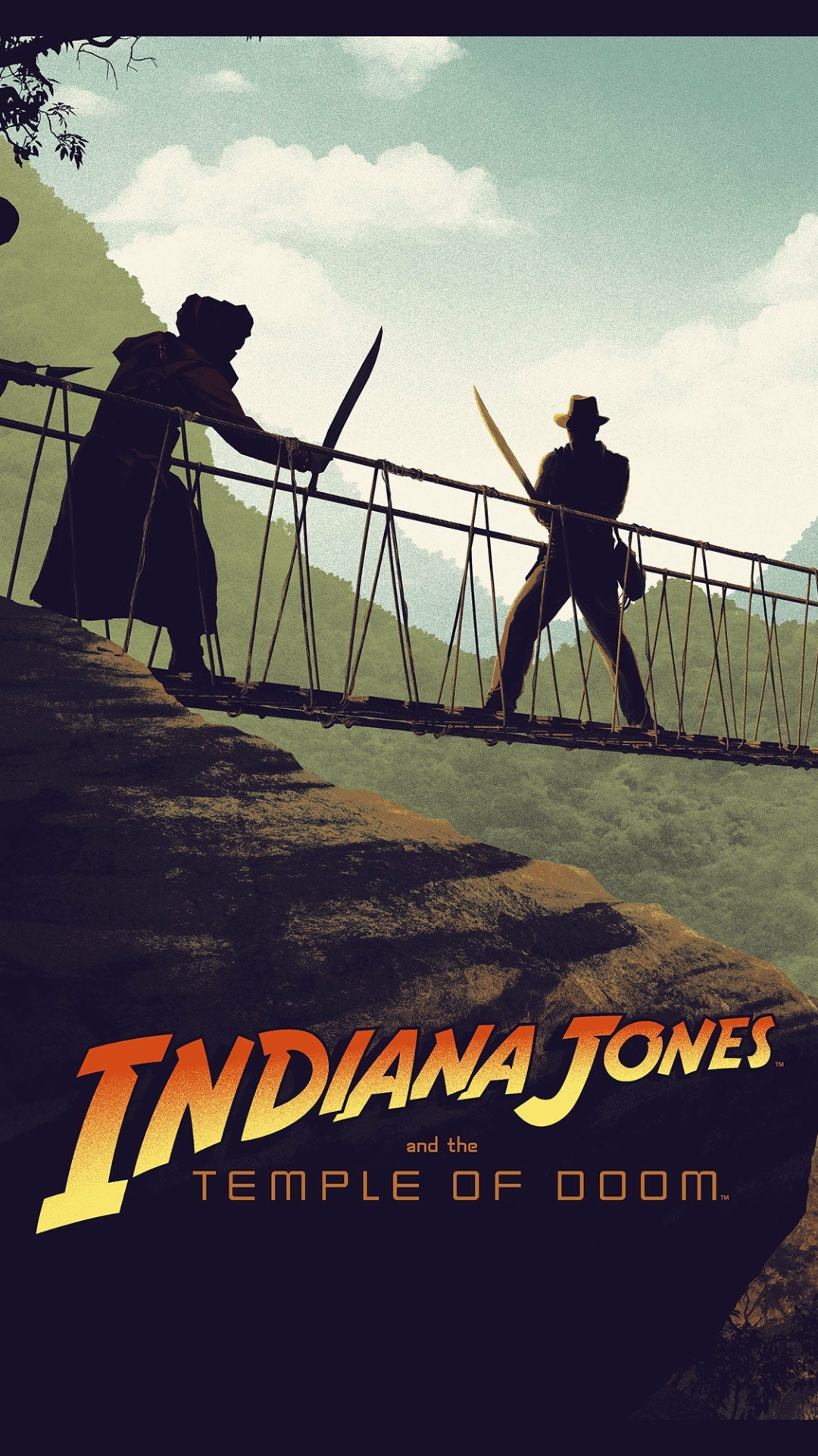 Indiana Jones and the Temple of Doom Phone Wallpaper by Matt Ferguson