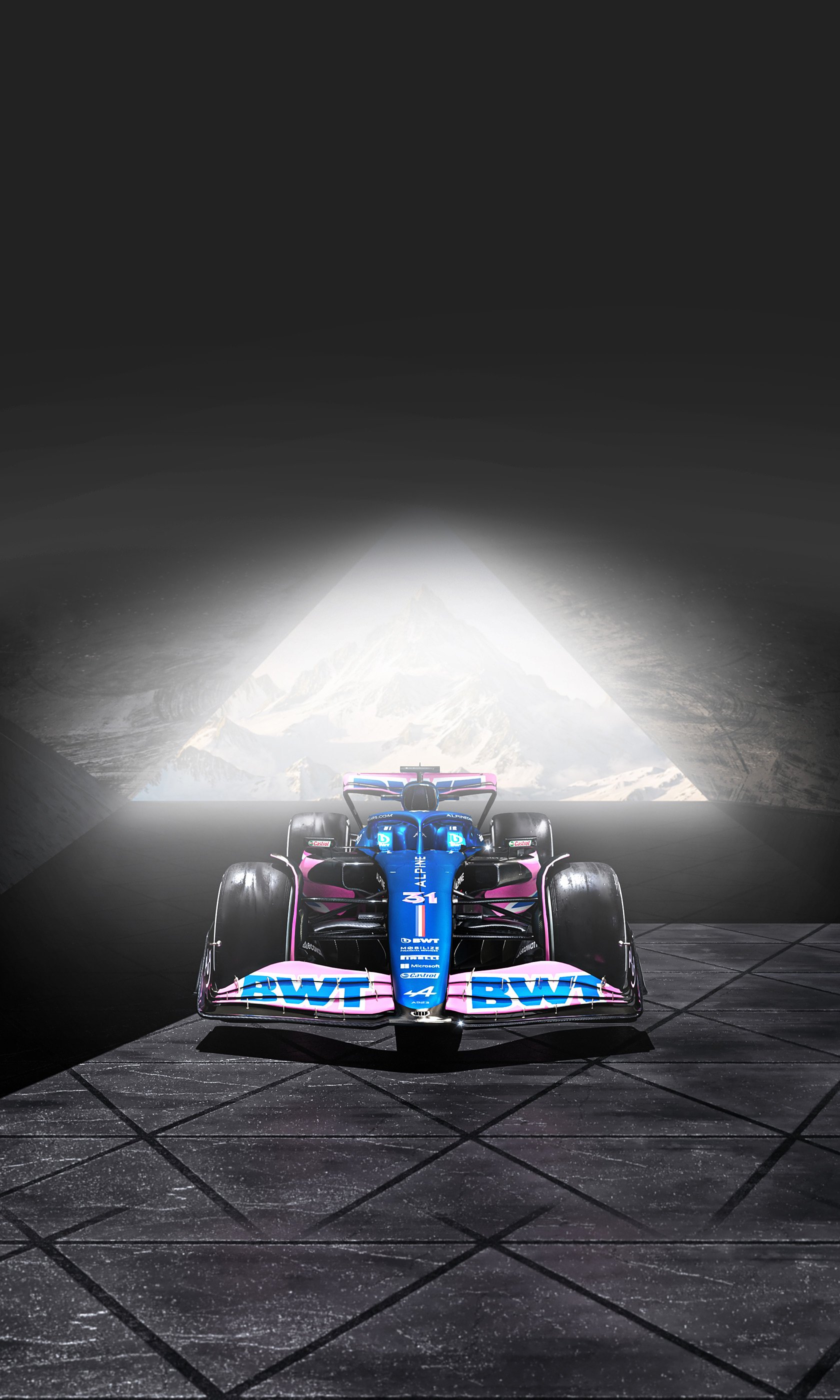 Download Vehicle Alpine A523 Phone Wallpaper