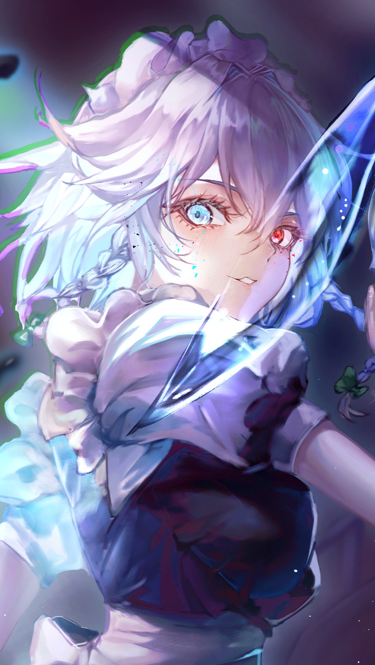 Download Sakuya Izayoi Anime Touhou Phone Wallpaper