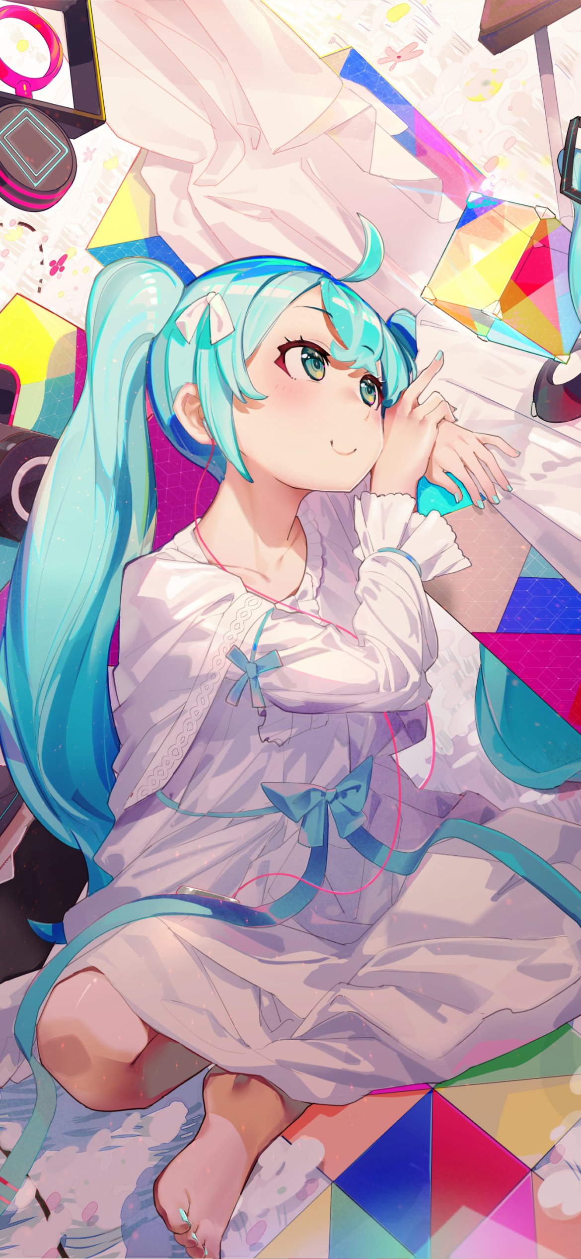 Download Hatsune Miku Anime Vocaloid Phone Wallpaper