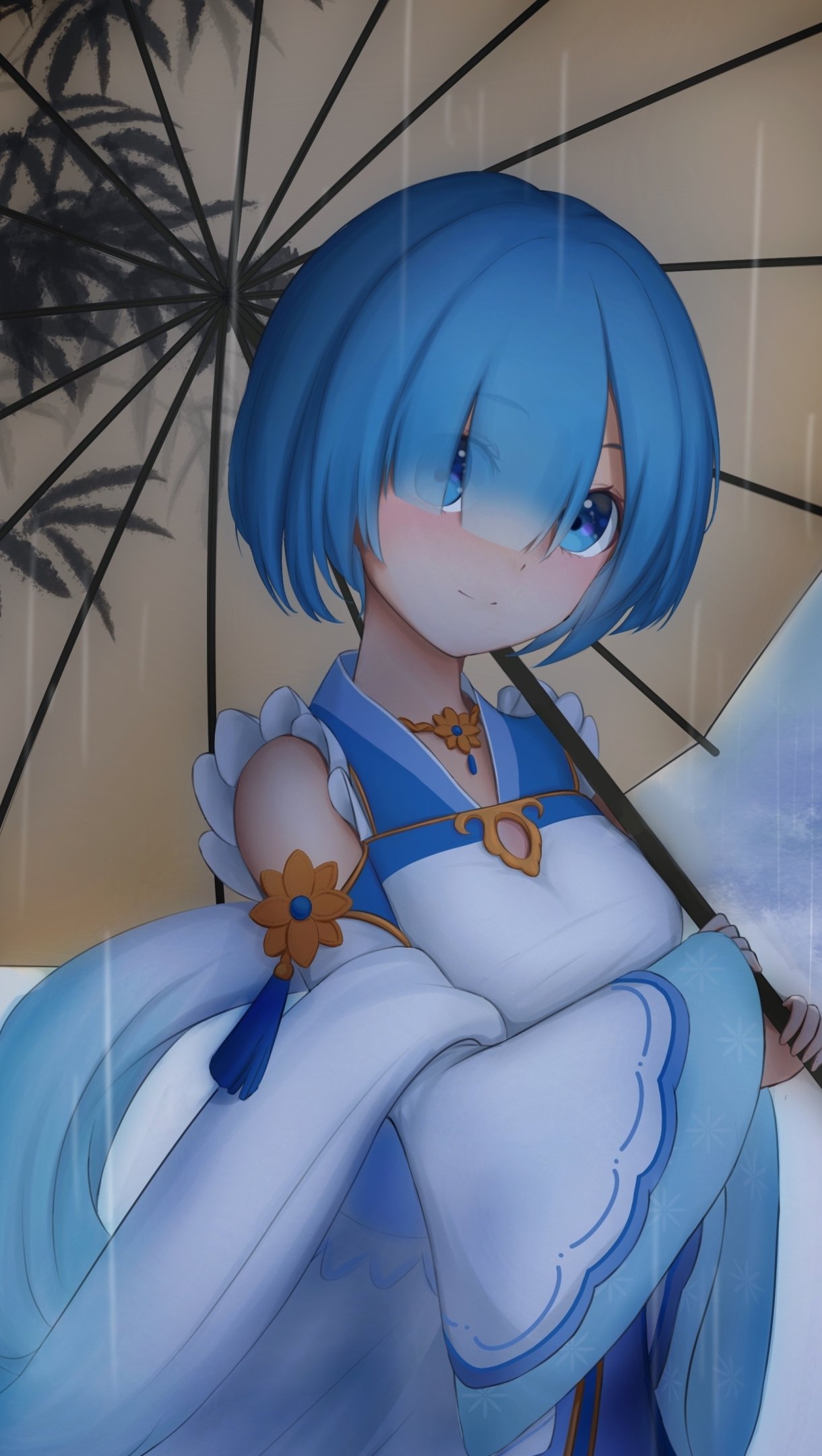 Download Rem (Re:ZERO) Anime Re:Zero - Starting Life In Another World Phone Wallpaper