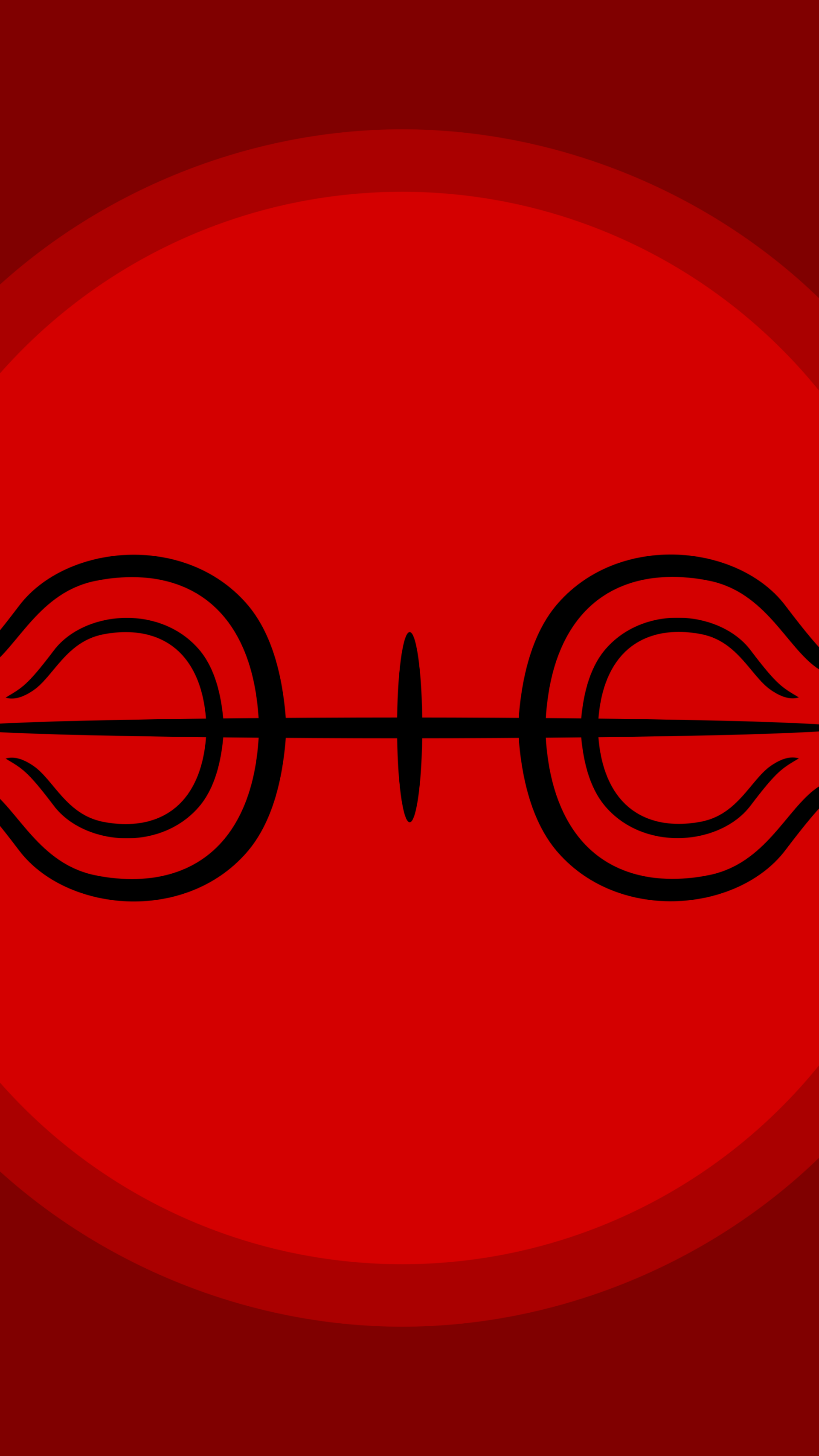 Anime-inspired Boruto phone wallpaper featuring a bold red design with a black circular symbol, optimized for iPhone and Android screens.