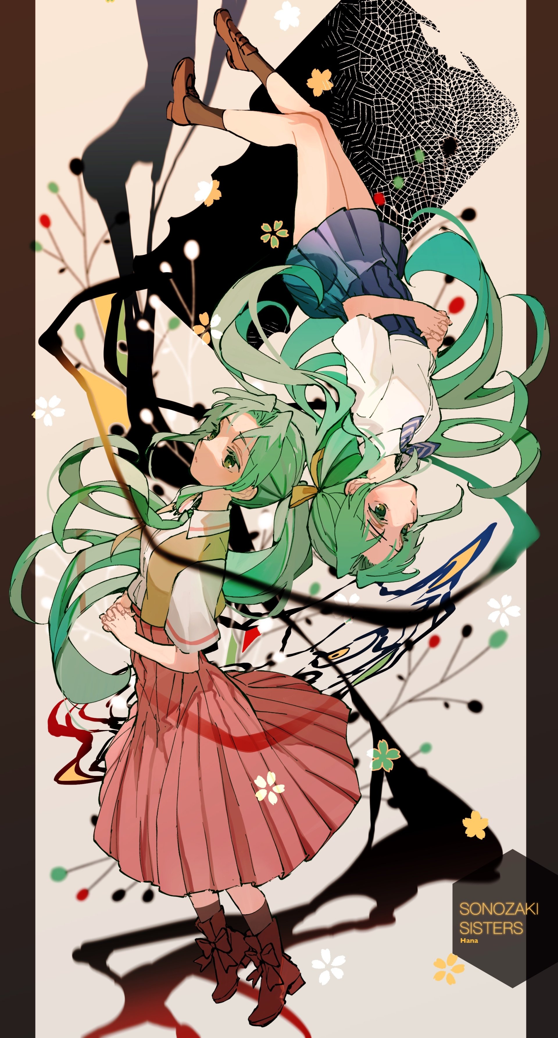 Download Sonozaki Shion Sonozaki Mion Anime Higurashi When They Cry Phone Wallpaper