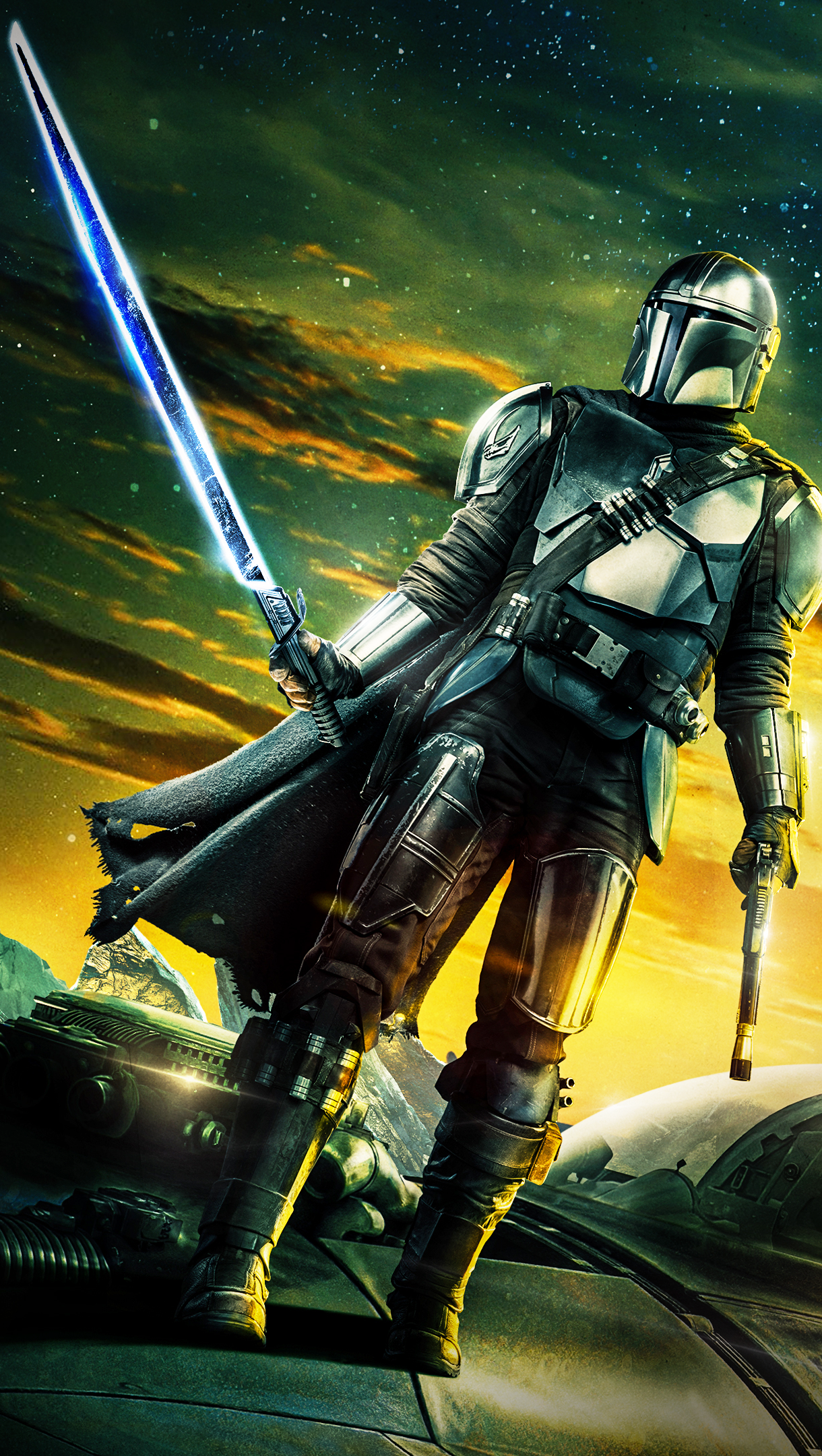 Download The Mandalorian (Character) TV Show The Mandalorian (TV Show) Phone Wallpaper