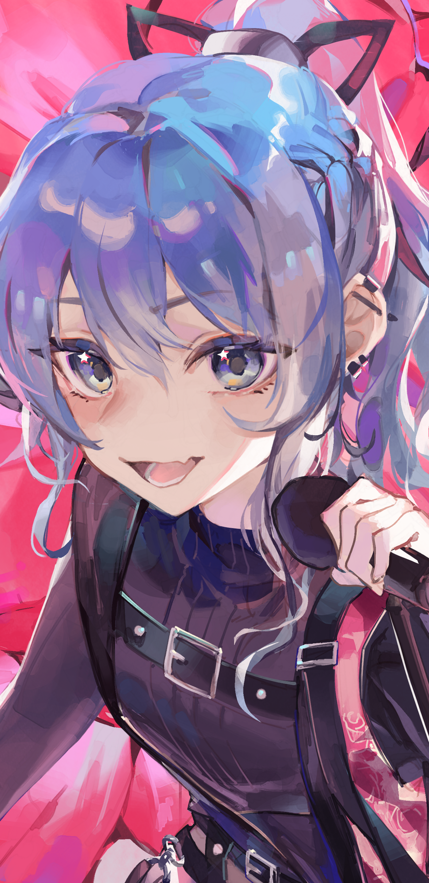 Download Hoshimachi Suisei Anime Virtual Youtuber Phone Wallpaper