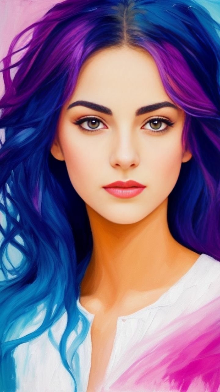 Download Oil Painting Portrait Phone Wallpaper by Young.Z Hunk