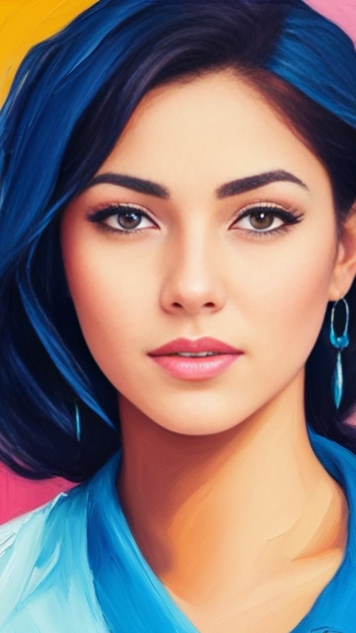 Download Oil Painting Portrait Phone Wallpaper by Young.Z Hunk