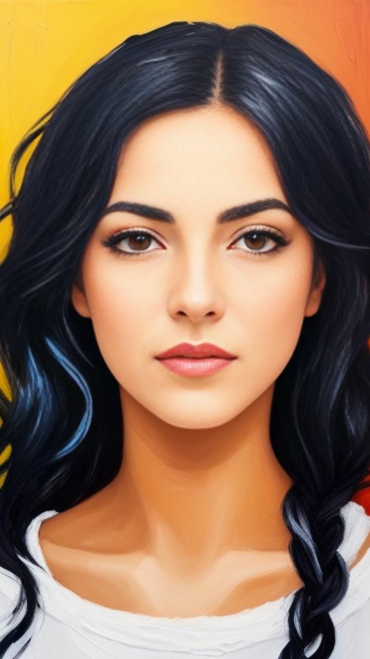 Download Oil Painting Portrait Phone Wallpaper by Young.Z Hunk