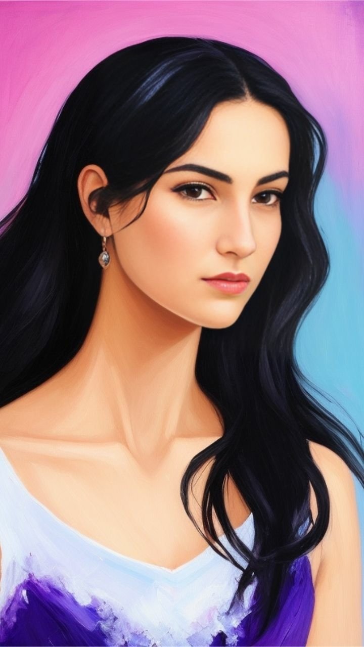 Download Oil Painting Portrait Phone Wallpaper by Young.Z Hunk