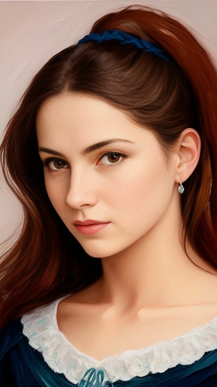 Download Oil Painting Portrait Phone Wallpaper by Young.Z Hunk