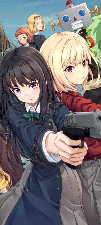 Anime Lycoris Recoil Phone Wallpaper