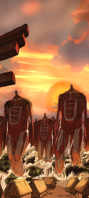 Anime Attack on Titan Phone Wallpaper