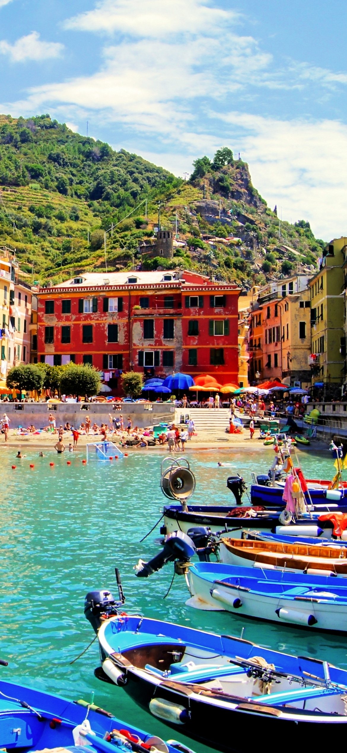 Download Man Made Vernazza Phone Wallpaper