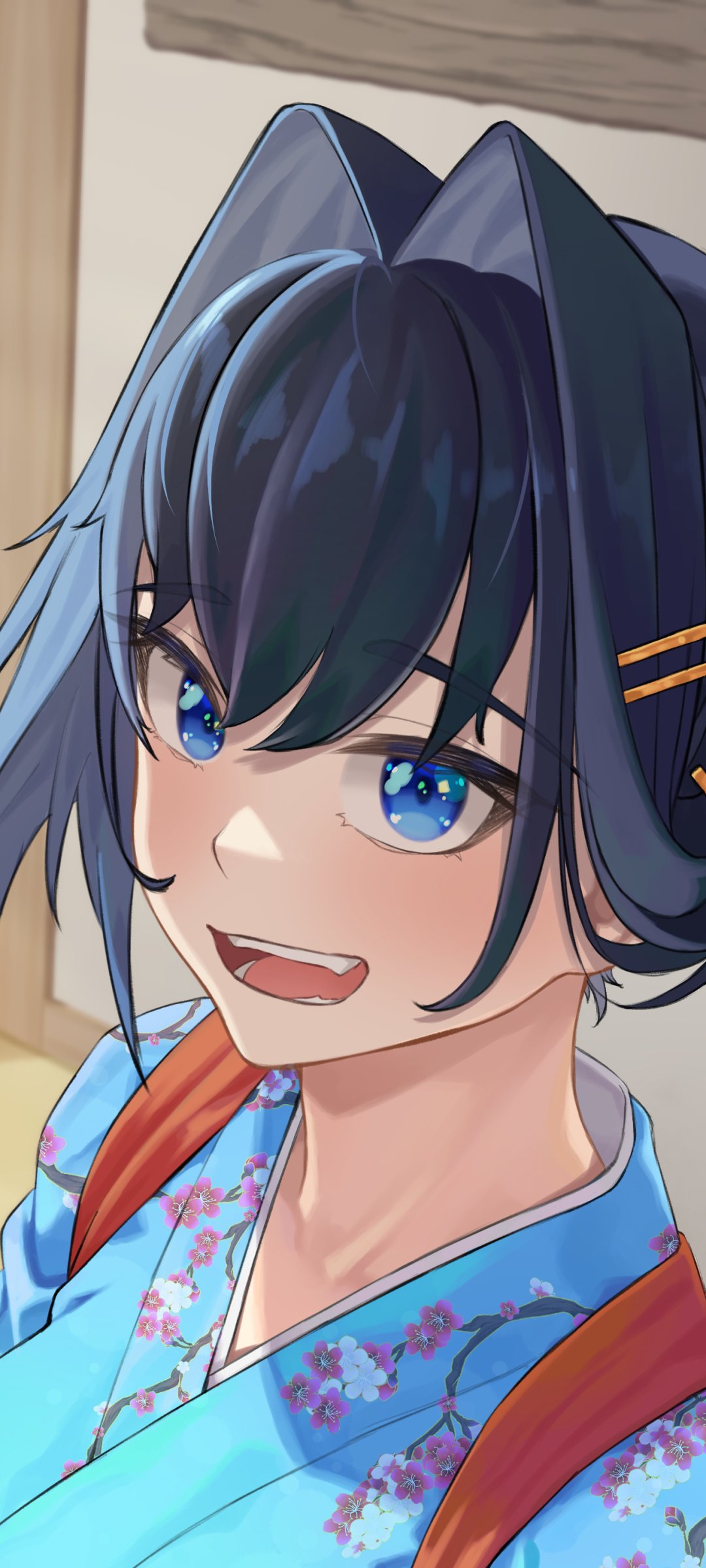 Download Hololive Ouro Kronii Anime Virtual Youtuber Phone Wallpaper