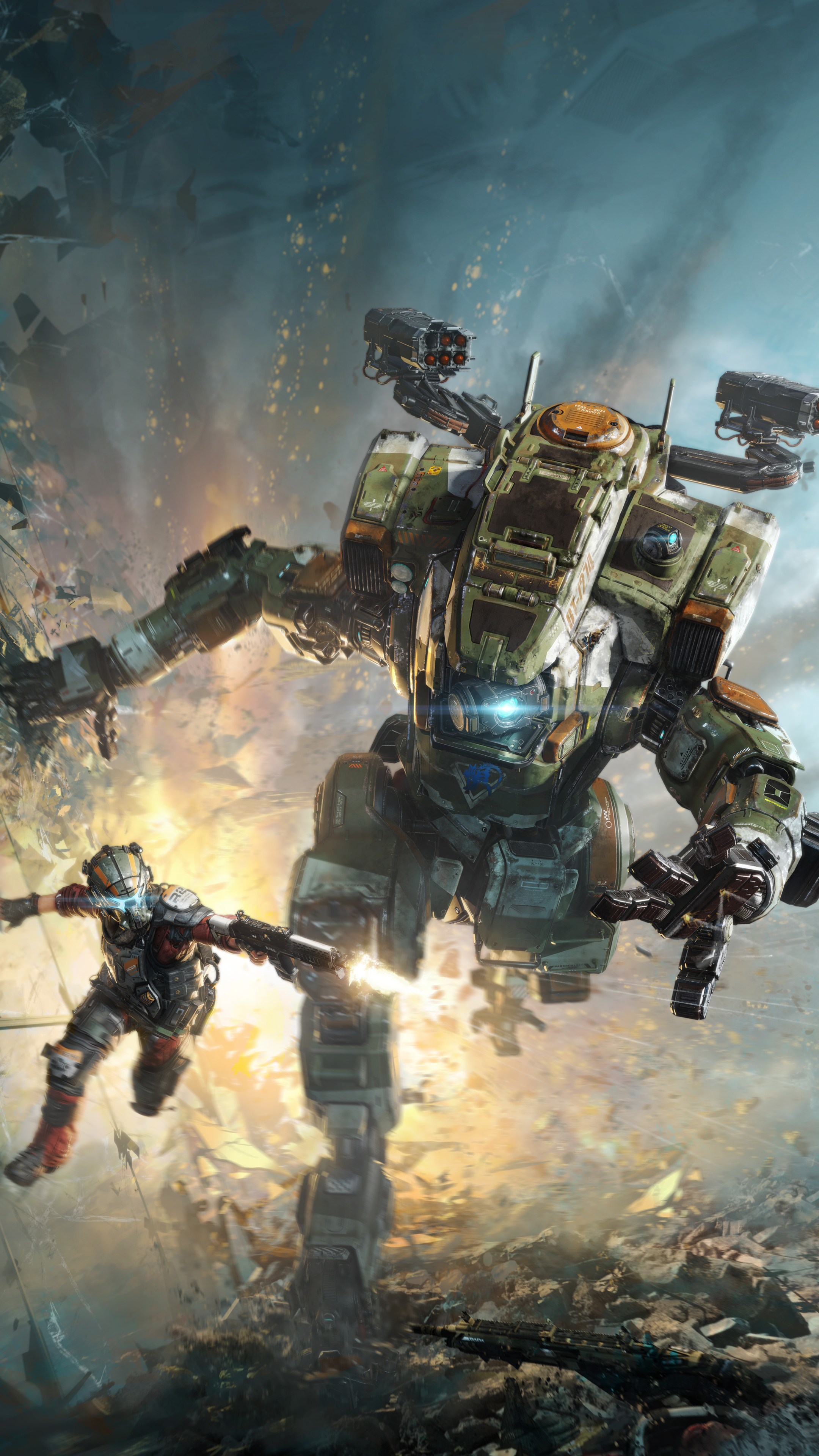 Titanfall 2 Game HD Mobile Wallpaper Poster for Sale by mariecarly