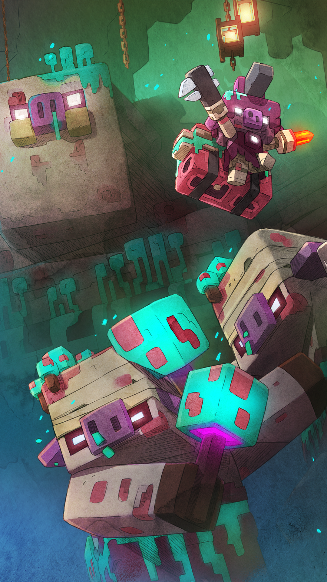 Minecraft Legends Phone Wallpaper - Mobile Abyss
