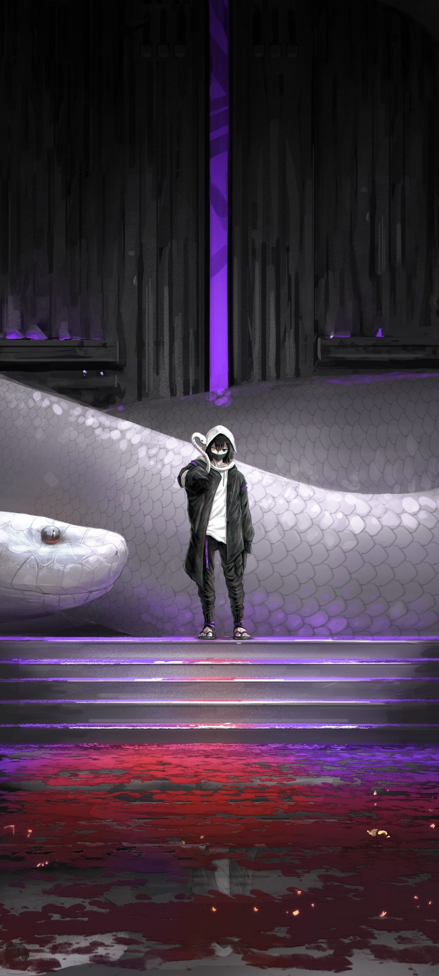 Download Obanai Iguro Anime Demon Slayer: Kimetsu No Yaiba Phone Wallpaper