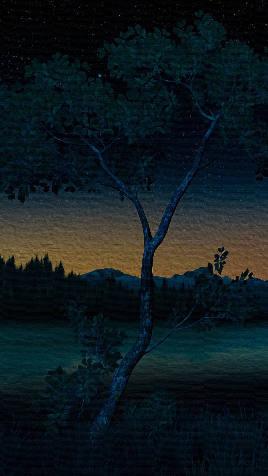 Download Artistic Night Phone Wallpaper